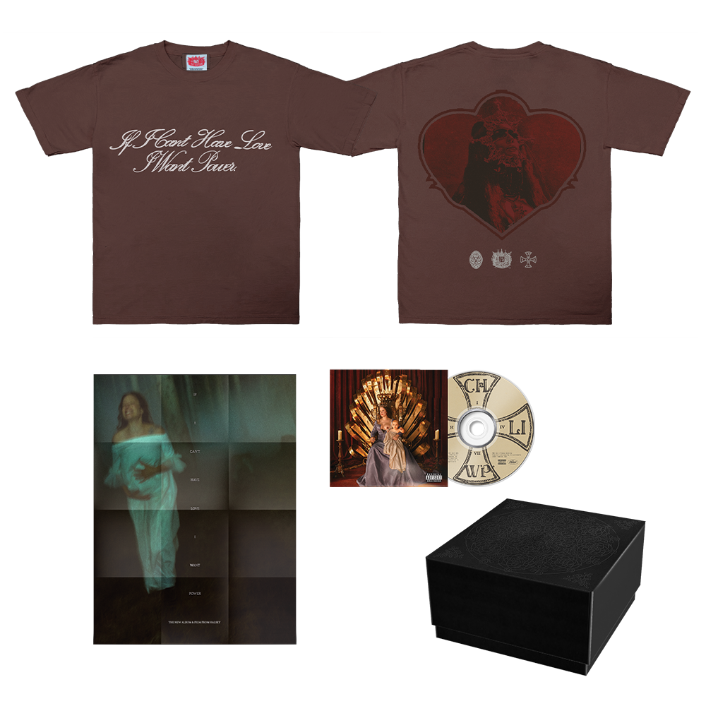 If I Can't Have Love, I Want Power- Limited Edition Heart Crest T-Shirt & CD Box Set